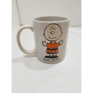 CHARLIE BROWN PEANUTS GOOD GRIEF COFFEE MUG 10 oz Standard Size Collectible